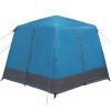 Cabin tent 5-person tetővel kék és szürke 333 x 317 x 194 cm
