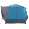 Cabin tent 5-person tetővel kék és szürke 333 x 317 x 194 cm