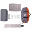 Cabin tent 5-person szürke és narancs 333 x 317 x 194 cm