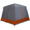 Cabin tent 5-person szürke és narancs 333 x 317 x 194 cm