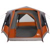 Cabin tent 5-person szürke és narancs 333 x 317 x 194 cm