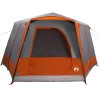 Cabin tent 5-person szürke és narancs 333 x 317 x 194 cm