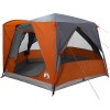 Cabin tent 5-person szürke és narancs 333 x 317 x 194 cm