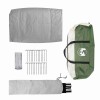 Cabin tent 12-person tetővel zöld és szürke 500 x 500 x 294 cm