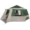 Cabin tent 12-person tetővel zöld és szürke 500 x 500 x 294 cm