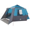 Cabin tent 12-person tetővel kék és szürke 500 x 500 x 294 cm