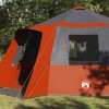 Cabin tent 12-person szürke és narancs 500 x 500 x 294 cm