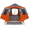 Cabin tent 12-person szürke és narancs 500 x 500 x 294 cm