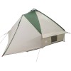 Teepee sátor 10 fős tetővel zöld és fehér 567 x 470 x 242 cm