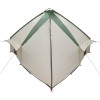 Teepee sátor 10 fős tetővel zöld és fehér 567 x 470 x 242 cm