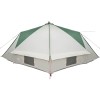 Teepee sátor 10 fős tetővel zöld és fehér 567 x 470 x 242 cm