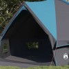 Teepee sátor 10 fős tetővel kék és szürke 567 x 470 x 242 cm