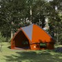 Teepee sátor 10 fős szürke és narancs 567 x 470 x 242 cm