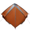 Teepee sátor 10 fős szürke és narancs 567 x 470 x 242 cm