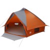 Teepee sátor 10 fős szürke és narancs 567 x 470 x 242 cm