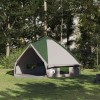 Teepee sátor 8 fős tetővel zöld és fehér 490 x 410 x 210 cm