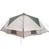 Teepee sátor 8 fős tetővel zöld és fehér 490 x 410 x 210 cm