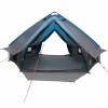 Teepee sátor 8 fős tetővel kék és szürke 490 x 410 x 210 cm