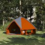 Teepee sátor 8 fős tetővel szürke és narancs 490 x 410 x 210 cm