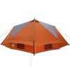 Teepee sátor 8 fős tetővel szürke és narancs 490 x 410 x 210 cm
