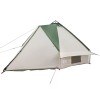 Teepee sátor 6 fő részére zöld és fehér 431 x 366 x 185 cm