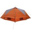 Teepee sátor 6 fős tetővel szürke és narancs 431 x 366 x 185 cm