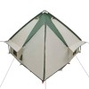 Teepee sátor 4-fős tetővel zöld és szürke 388 x 320 x 169 cm