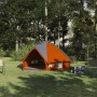 Teepee sátor 4 fő részére szürke és narancs 388 x 320 x 169 cm