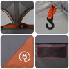 Családi sátor 10 fős szürke és narancs 460 x 430 x 214 cm