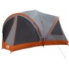 Családi sátor 10 fős szürke és narancs 460 x 430 x 214 cm
