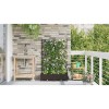 Kerti cserép 2 db barna 80 x 40 x 125,5 cm pp