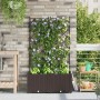Kerti cserép 2 db barna 80 x 40 x 143 cm pp