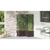 Kerti cserép 3 db barna 80 x 80 x 143 cm pp