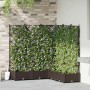 Kerti cserép 5 pcs barna 120 x 120 x 125,5 cm műanyag