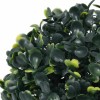 2 db zöld mesterséges boxwood gömbök led fényekkel 22 cm