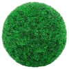 2 db zöld mesterséges boxwood gömbök led fényekkel 45 cm