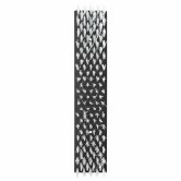 Tejkefék fekete és fehér 50 x 10 x 6.5 cm műanyag és acél Tejkefék fekete és fehér 50 x 10 x 6.5 cm műanyag és acél