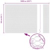 Hexagon kerítés ezüst 1.5 x 100 m horganyzott acél