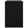 Növényállvány 2 pcs fekete tölgy 25 x 25 x 35 cm faanyag