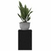 Növényállvány 2 pcs fekete tölgy 25 x 25 x 35 cm faanyag