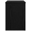 Növényállvány 2 pcs fekete tölgy 25 x 25 x 35 cm faanyag
