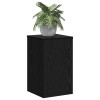 Növényállvány 2 pcs fekete tölgy 30 x 30 x 50 cm faanyag