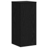Növényállvány 2 pcs fekete tölgy 30 x 30 x 70 cm faanyag
