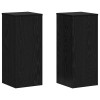 Növényállvány 2 pcs fekete tölgy 30 x 30 x 70 cm faanyag