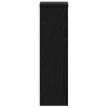Növényállvány 2 pcs fekete tölgy 17 x 17 x 60 cm faanyag