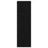 Növényállvány 2 pcs fekete tölgy 25 x 25 x 80 cm faanyag