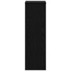 Növényállvány 2 pcs fekete tölgy 25 x 25 x 80 cm faanyag