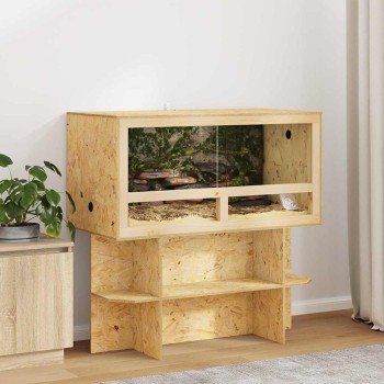 Terrárium barna 100 x 50 x 100 cm osb