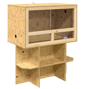 Terrárium barna 80 x 50 x 100 cm osb