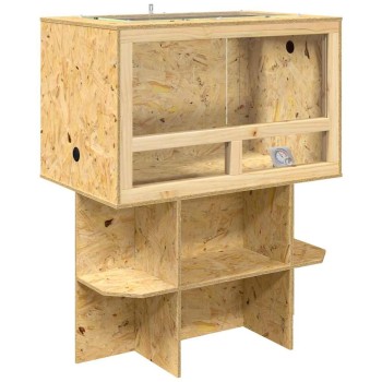 Terrárium barna 80 x 50 x 100 cm osb